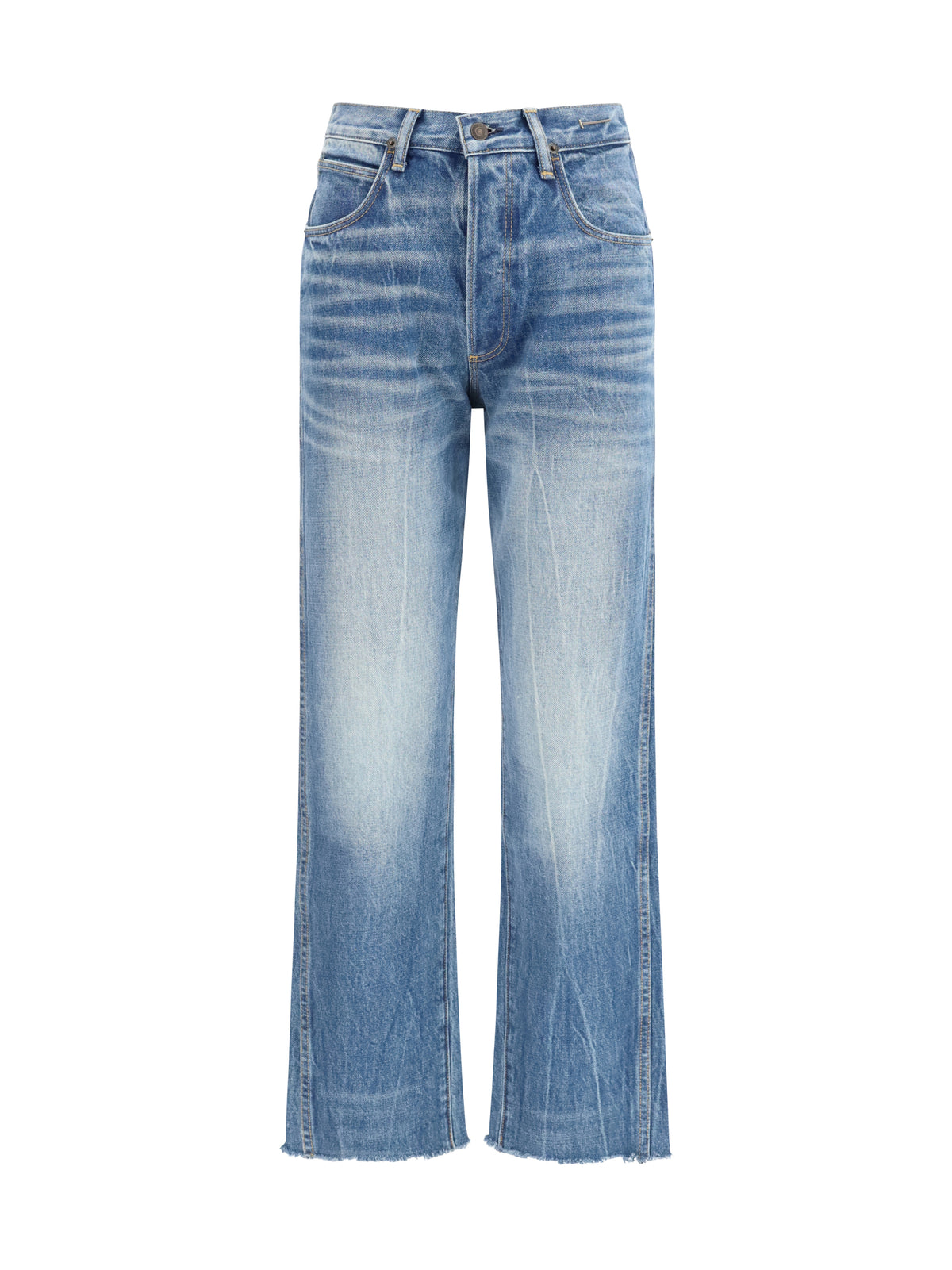 TOM FORD Tom Ford Women Washed Denim Cigarette Jeans
