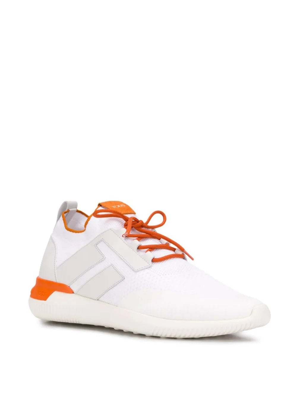Tods Mesh and Leather Low-Top Sneakers with Contrast Laces