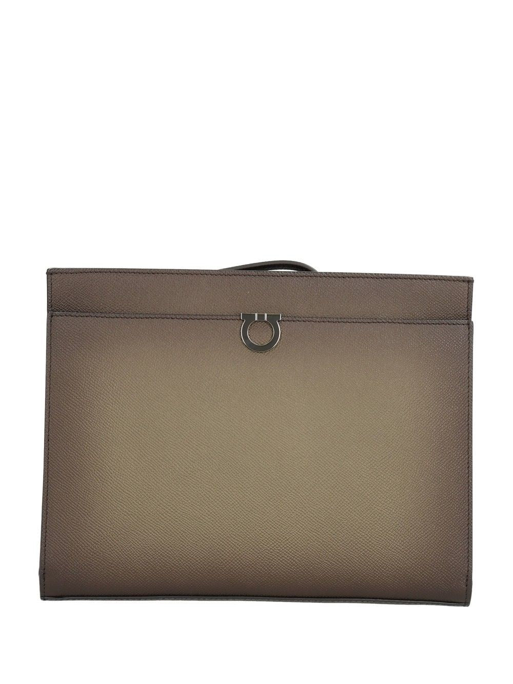 Ferragamo Ferragamo Men Gancini Pouch