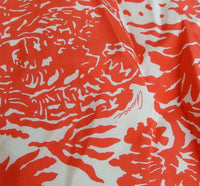Gucci Gucci Red & Burgundy Floral Silk Sleeveless Runway Dress