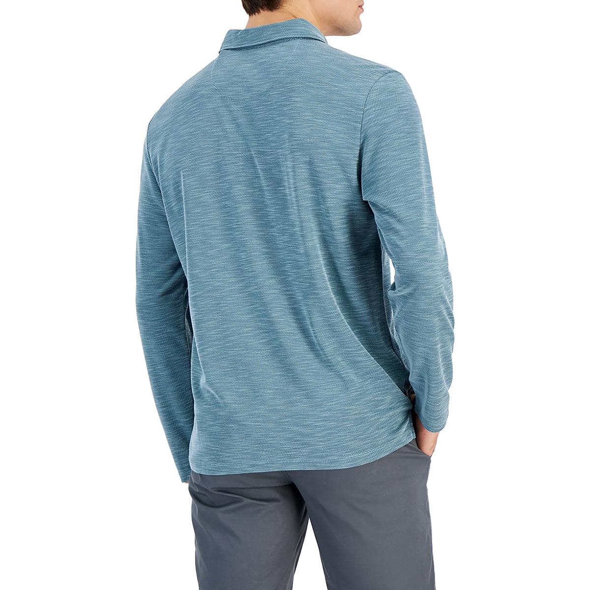 Mens Heathered Tencel Polo