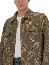 Etro Men Paisley Print Shirt