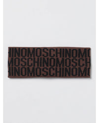 Moschino Couture Moschino Knit Headband Logo Women Brown Hair Accessories