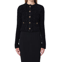 Balenciaga Balenciaga Crop Boucle Cardigan Women