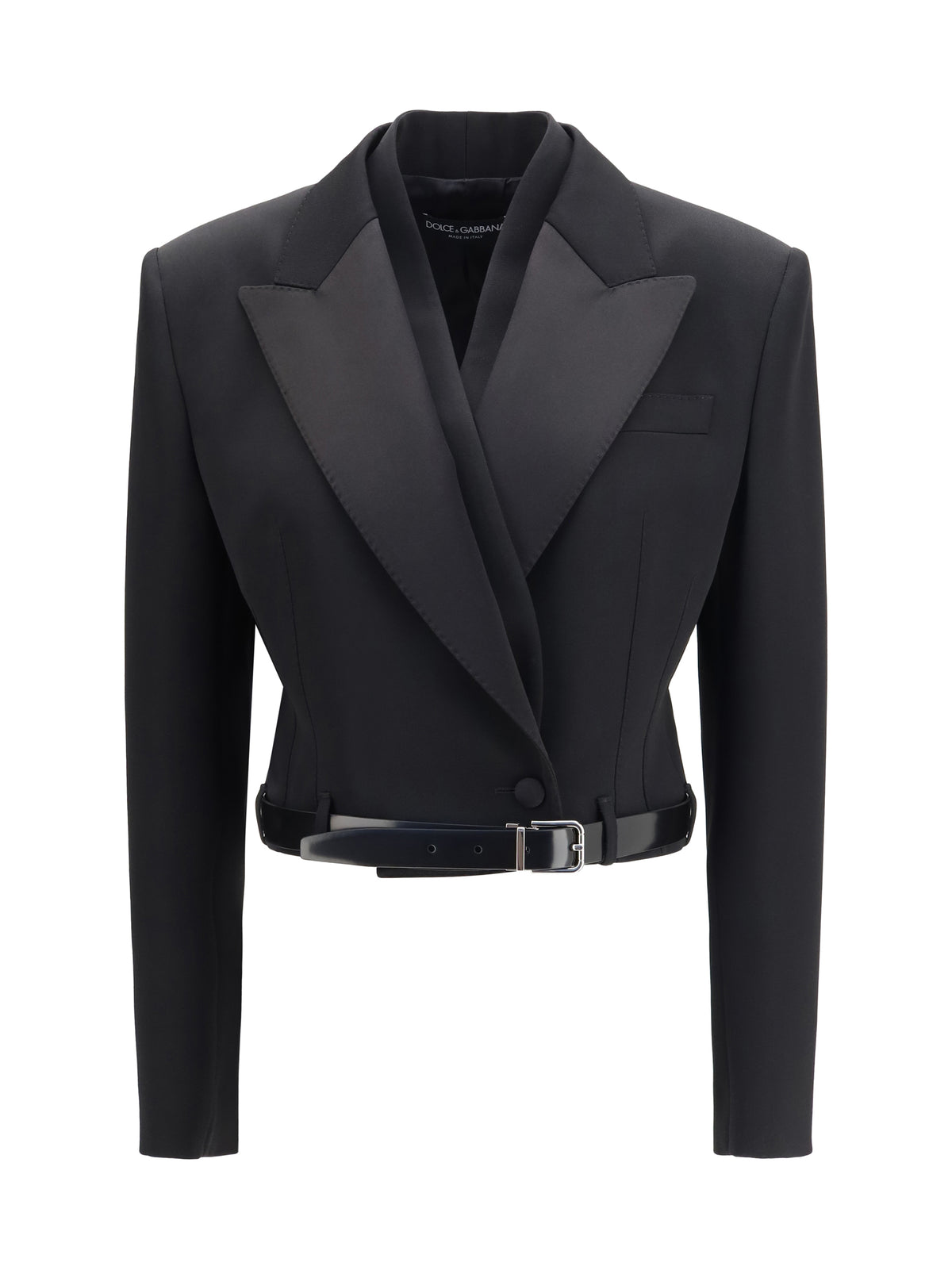Dolce & Gabbana Women Sicilia Double-Breasted Wool Gabardine Jacket