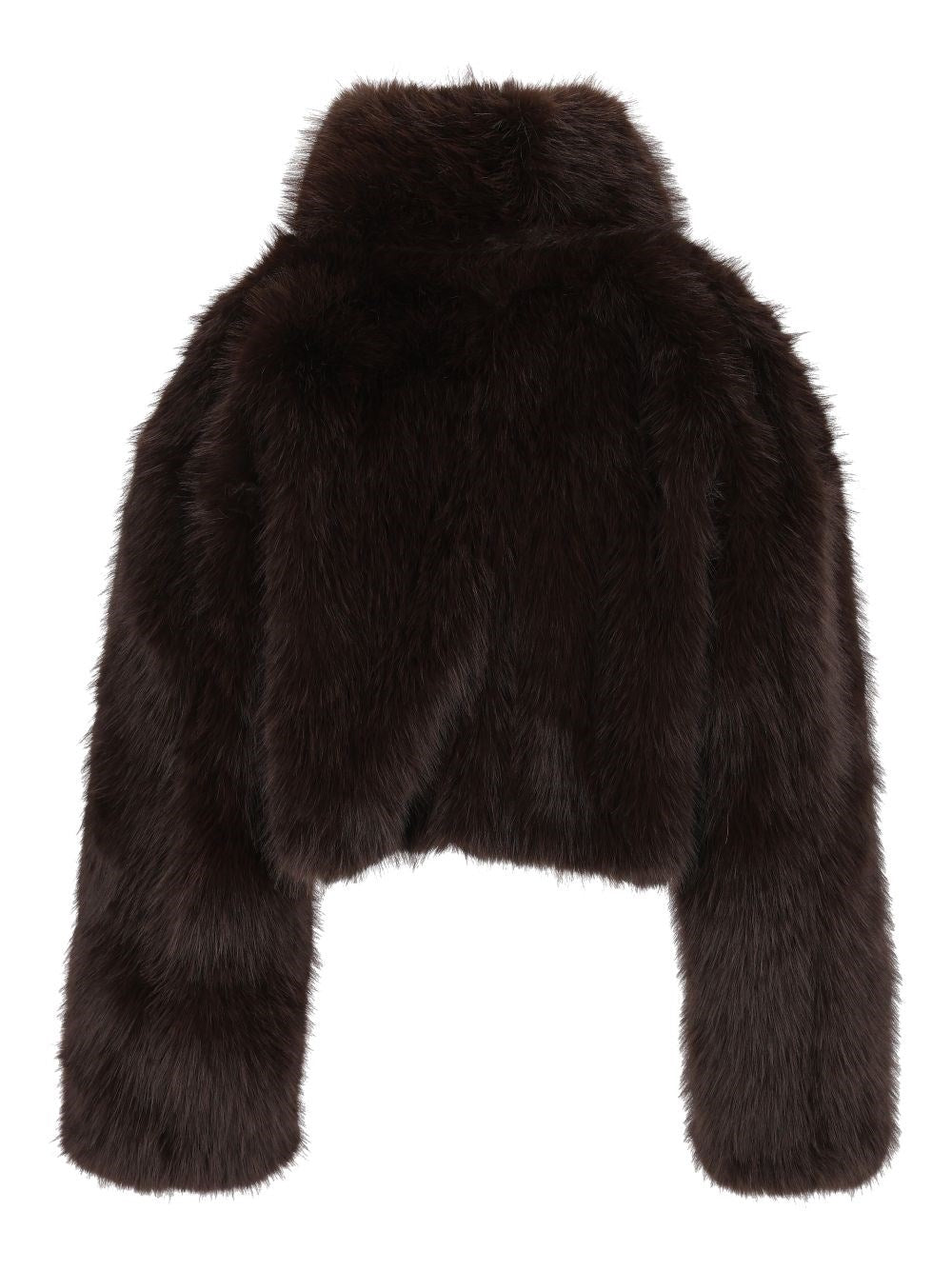 Rotate Women Faux Fur Cropped Jacket