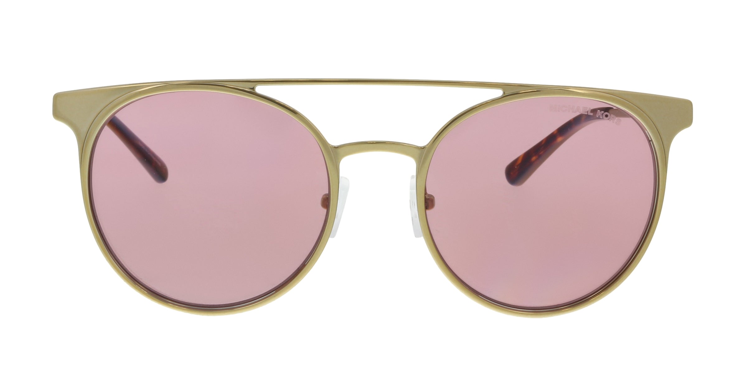 Michael Kors Shiny Pale Gold Round MK1030 116884 Sunglasses