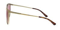 Michael Kors Shiny Pale Gold Round MK1030 116884 Sunglasses