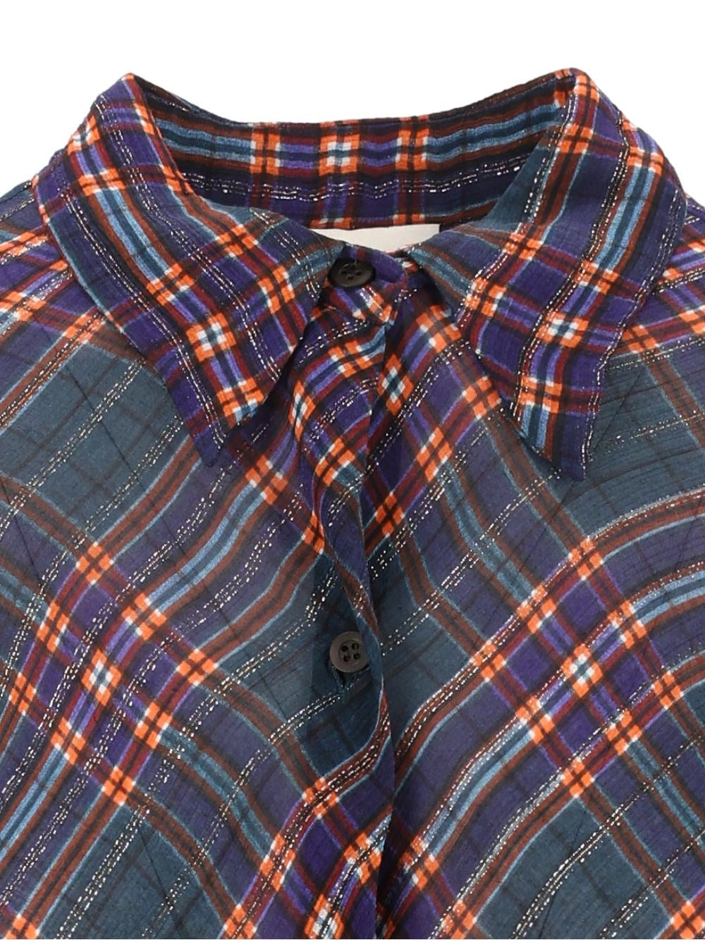 Dries Van Noten Women Form-Fitting Lurex Shirt