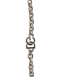 Dolce & Gabbana Dolce & Gabbana Black Leather Pearl Chain Bag Accessory Shoulder Women's Strap