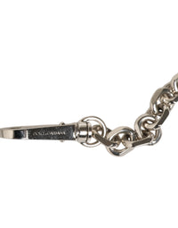 Dolce & Gabbana Dolce & Gabbana Black Leather Pearl Chain Bag Accessory Shoulder Women's Strap