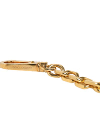 Dolce & Gabbana Dolce & Gabbana Black Leather Gold Chain Bag Accessory Shoulder Women's Strap