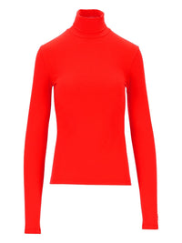 Celine Celine Women Stretch Cotton Jersey Turtleneck