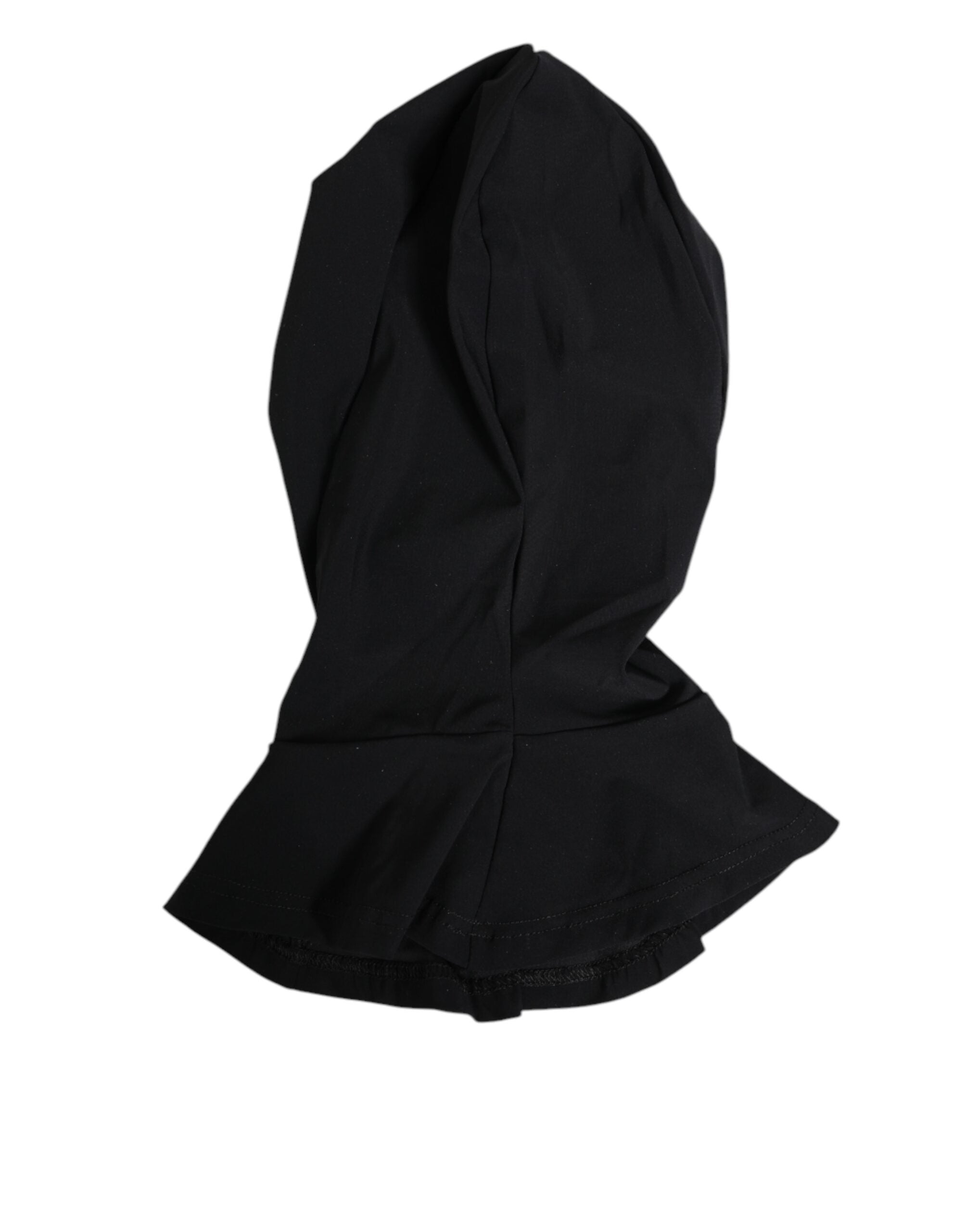 Dolce & Gabbana Dolce & Gabbana Black Nylon Elastane Balaclava Hood Face Cover Men's Hat