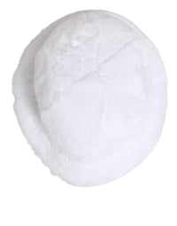 Dolce & Gabbana White Modacrylic Fur Bucket Men Capello Men's Hat