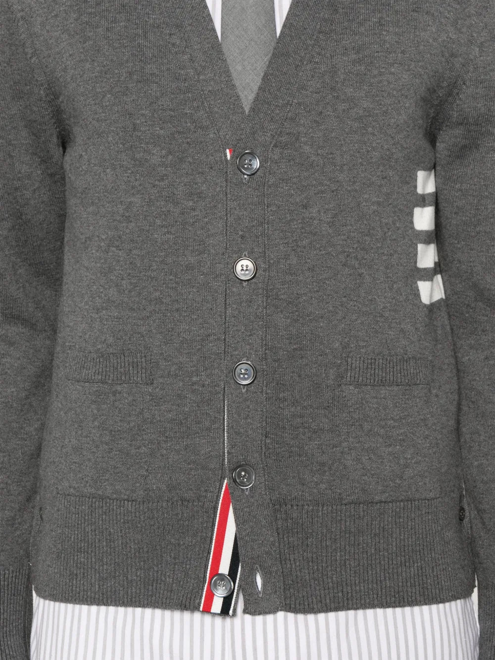 THOM BROWNE Thom Browne Men V-Neck Cardigan
