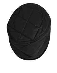 Dolce & Gabbana Black Nylon Quilted Bucket Men Capello Men's Hat