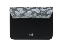 Roberto Cavalli Class GWLPCE B13 Milano Rmx 0 Black/Silver Medium Shoulder Bag