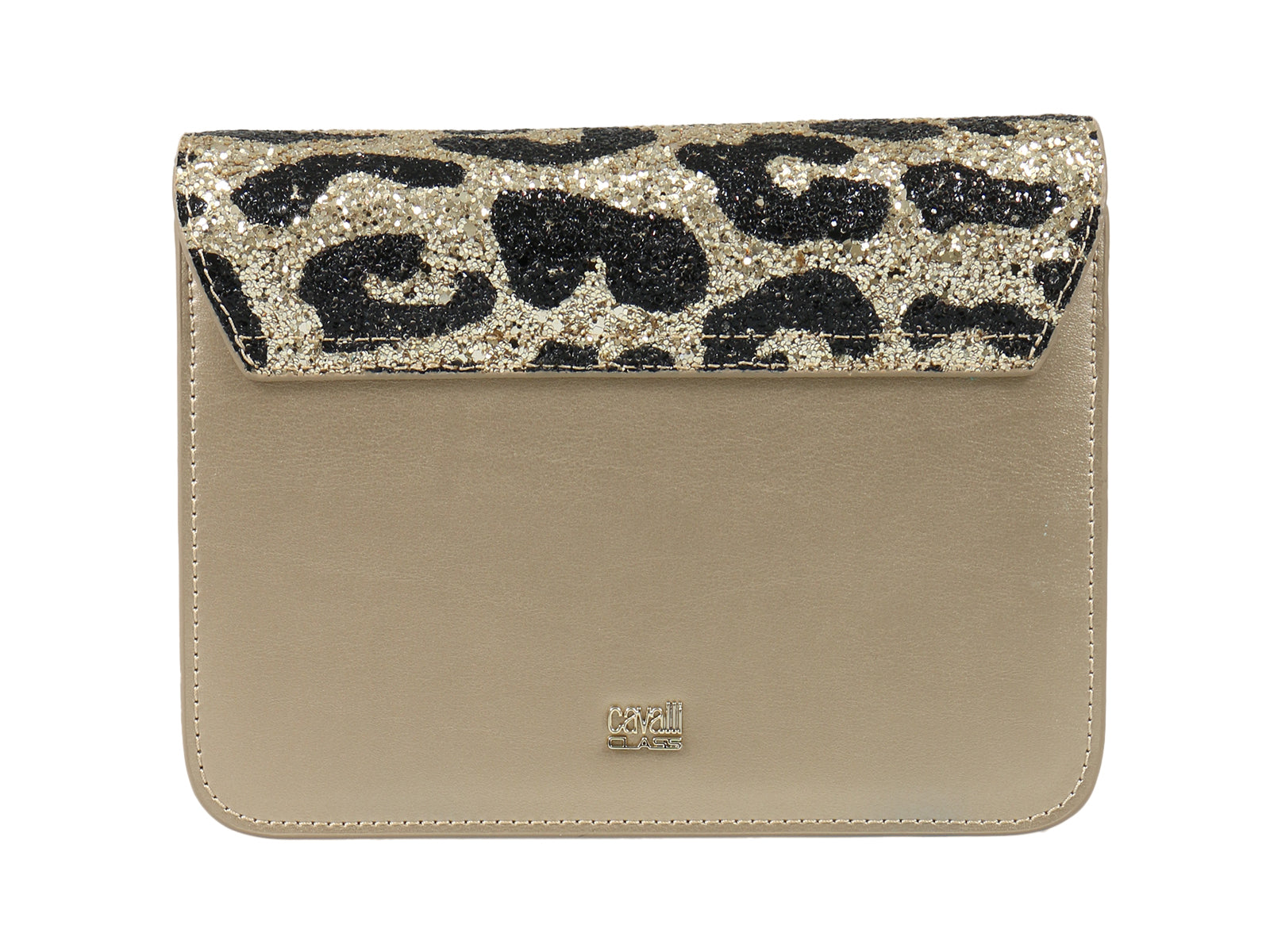Roberto Cavalli Class GWLPCE D61 Milano Rmx 0 Beige/Gold Medium Shoulder Bag