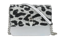 Roberto Cavalli Class GWLPCE G25 Milano Rmx 0 Silver/Black Medium Shoulder Bag