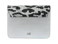 Roberto Cavalli Class GWLPCE G25 Milano Rmx 0 Silver/Black Medium Shoulder Bag