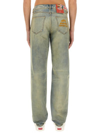 Kenzo Men Slim Bara Jeans 'Kenzo Drawn Varsity'