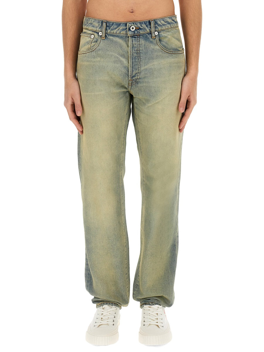Kenzo Men Slim Bara Jeans 'Kenzo Drawn Varsity'