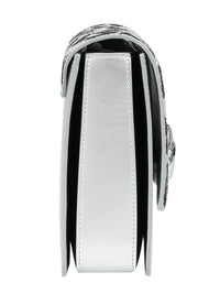 GWLPCF G25 Milano Rmx 00 Silver/ Black Large Shoulder Bag