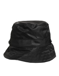 Dolce & Gabbana Black PVC Wide Brim Men Bucket Capello Men's Hat