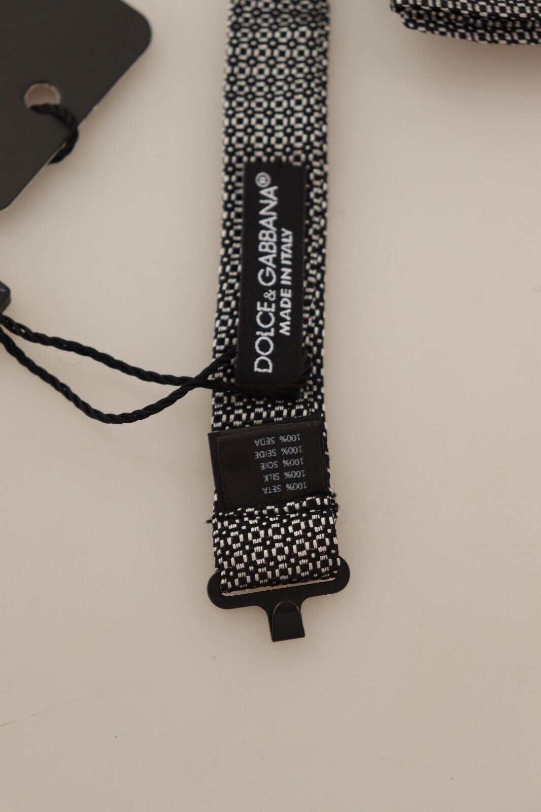 Dolce & Gabbana Dolce Gabbana Bow TieBlack and White