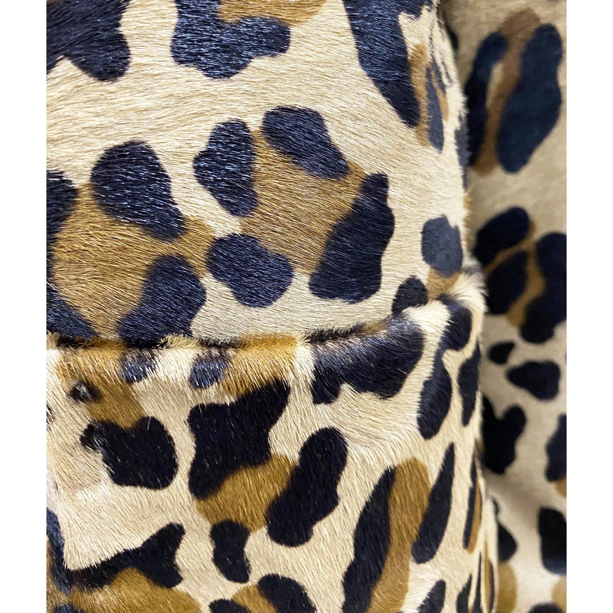 Dsquared2 Leopard Calf Hair Cropped Jacket Women