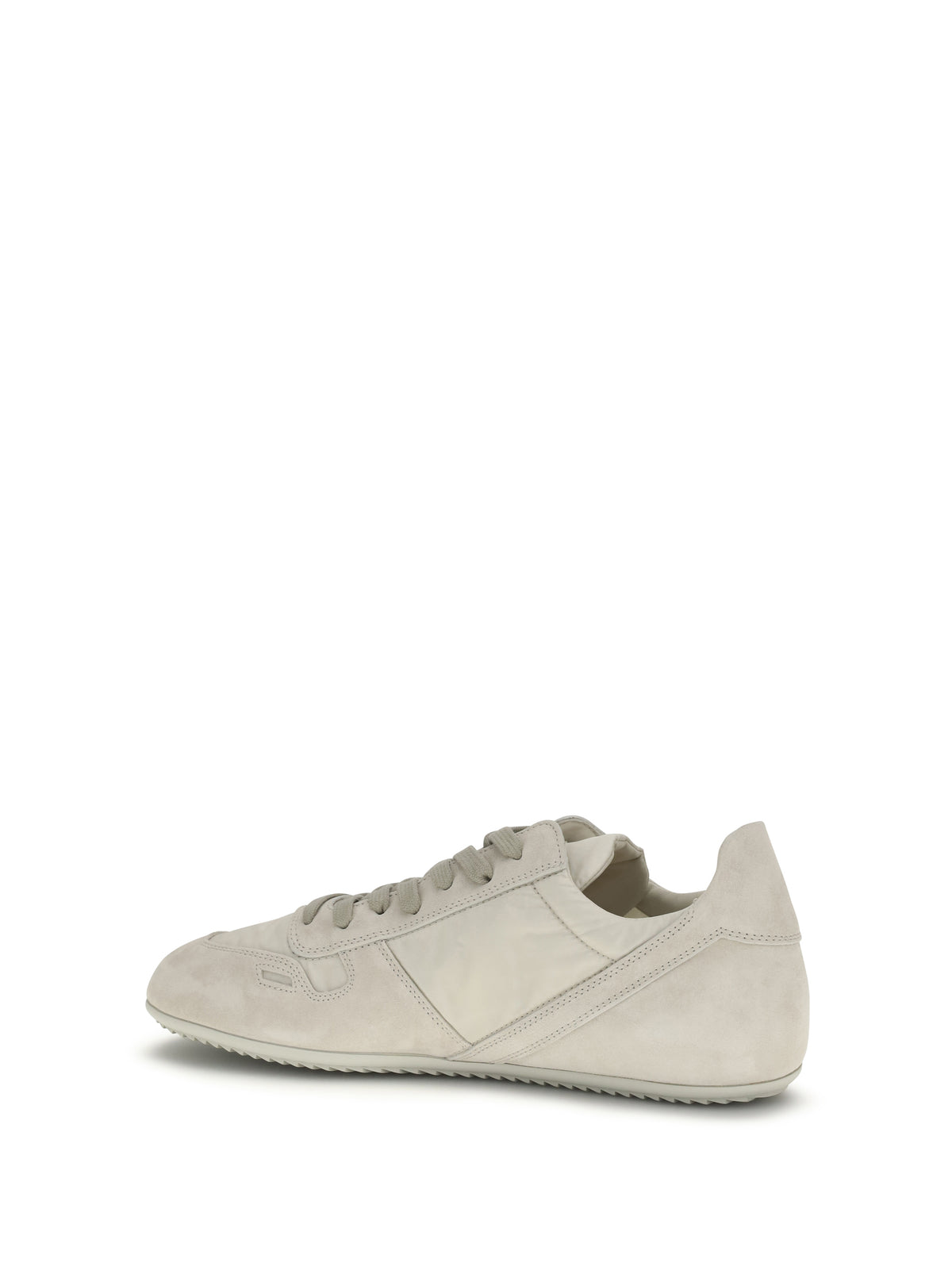 Rick Owens Men Fabric And Leather Sneakers