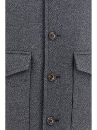 Valentino Men Wool And Cashmere Jacket