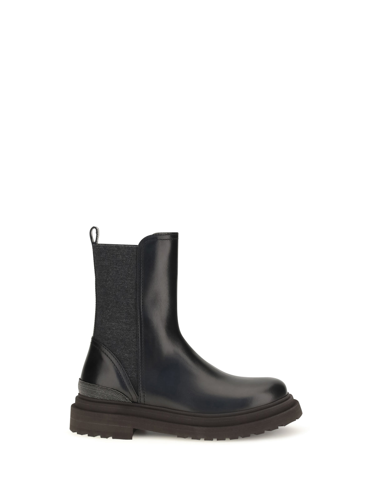 BRUNELLO CUCINELLI Brunello Cucinelli Women Leather Chelsea Ankle Boots