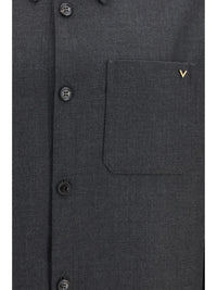 Valentino Men Vlogo Wool Blend Jacket