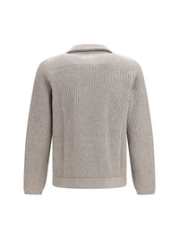 Brunello Cucinelli Men Marina Cardigan In English Rib Cashmere