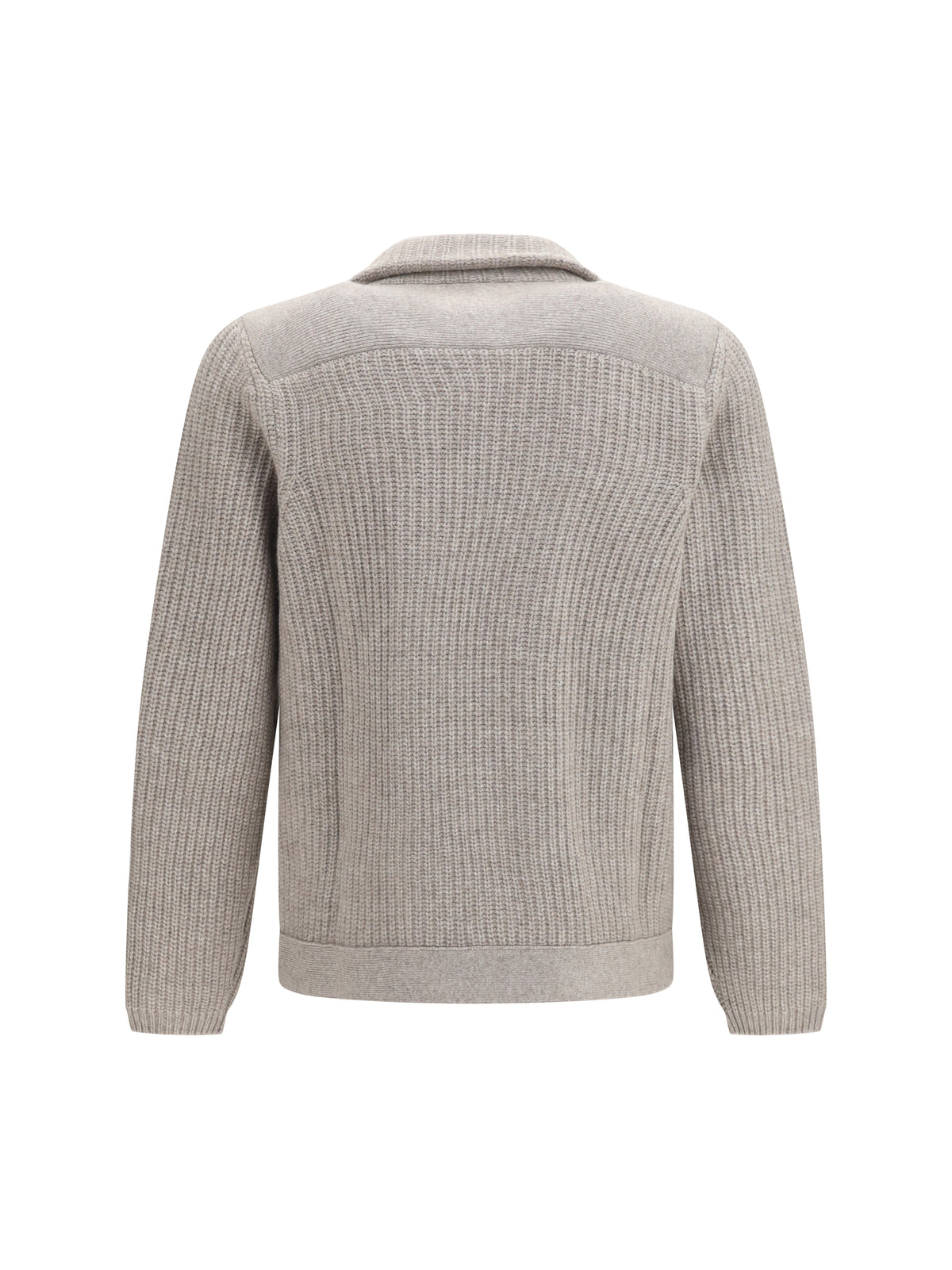 Brunello Cucinelli Men Marina Cardigan In English Rib Cashmere