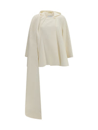 Alaïa Women Wool Coat With Scarf