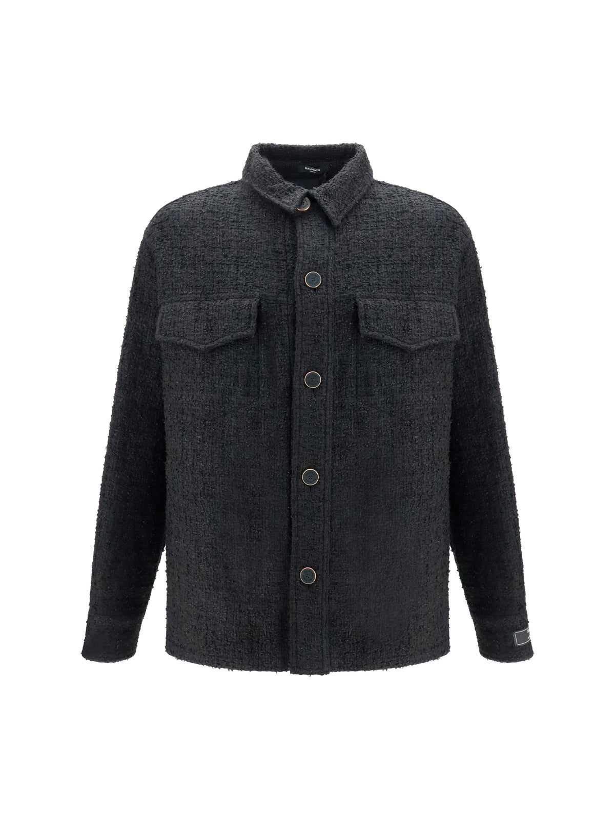 BALMAIN Balmain Men Tweed Buttoned Jacket