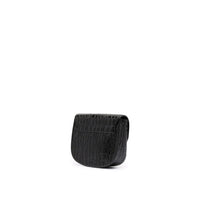 Saint Laurent Kaia Croco Shoulder Bag Women