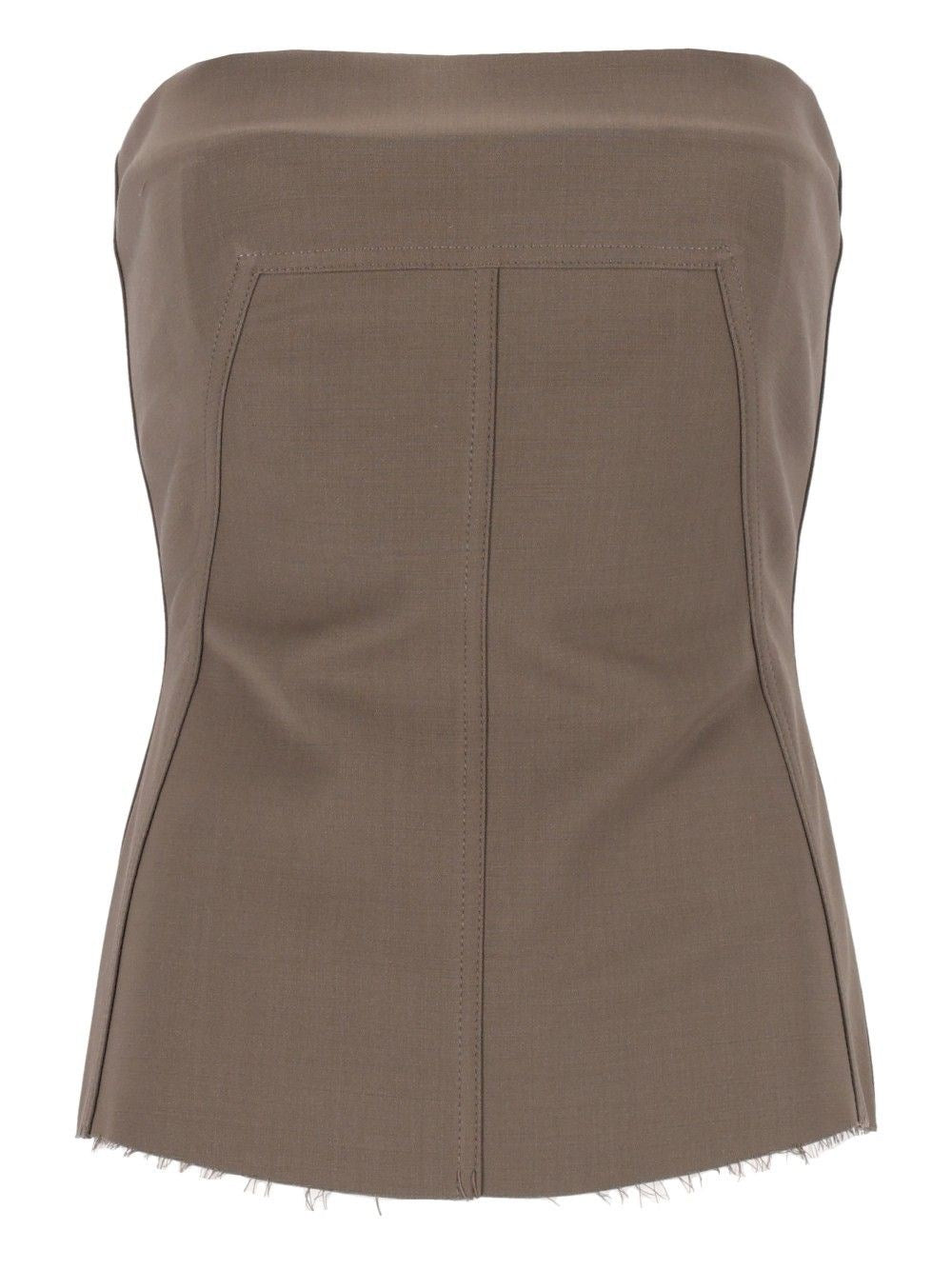 Rick Owens Women Stretch Wool Bustier