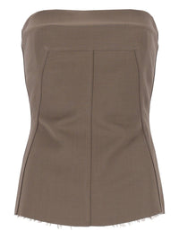 Rick Owens Women Stretch Wool Bustier