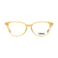 Chloe Eyeglasses Rectangle Full Rim, Sand Frame and Clear Demo Lenses Lens CE2736279