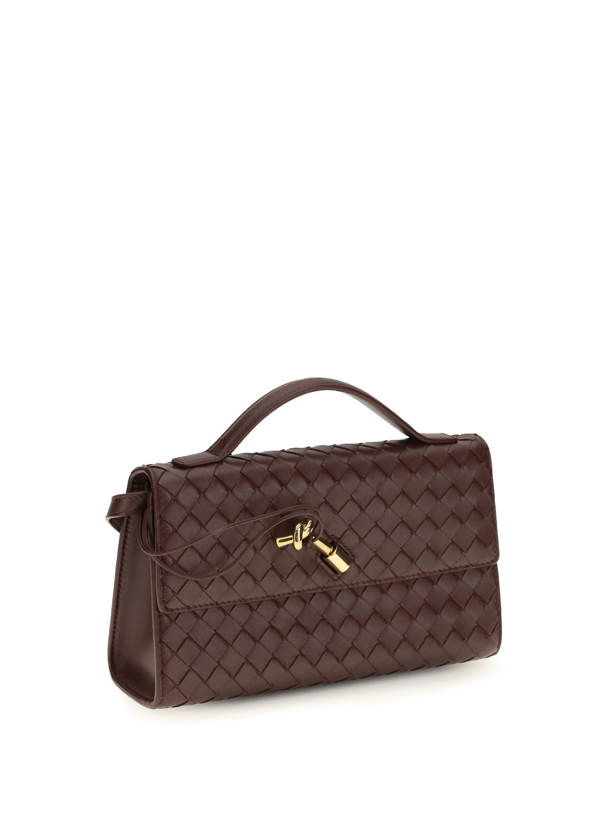 Bottega Veneta Women Andiamo 25 Top-Handle Clutch