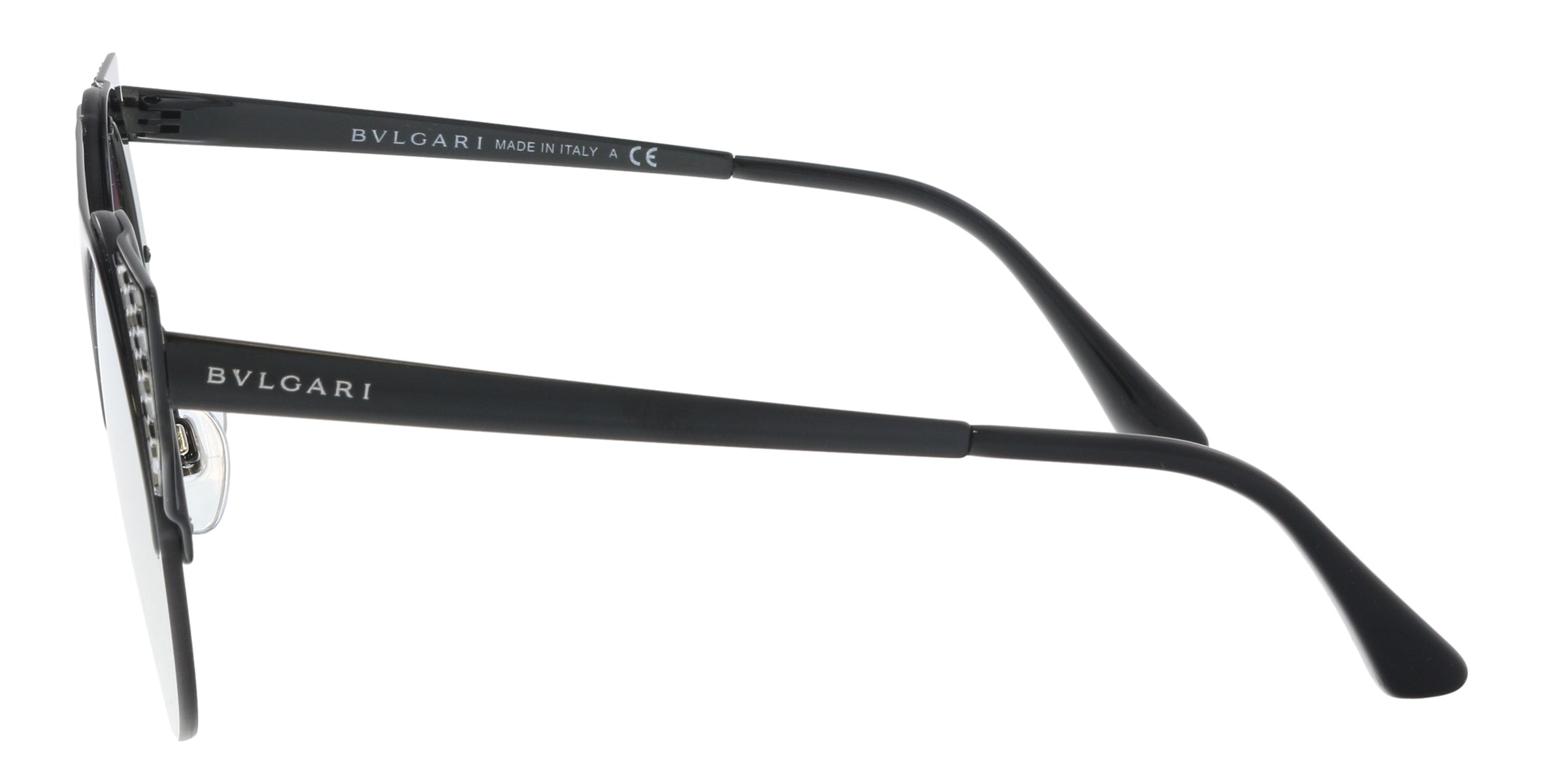 Bulgari black Cat eye BV6088 239/6G Sunglasses – Bluefly