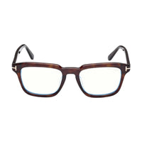 Tom Ford Tom Ford Eyeglasses  Full Rim, Dark Havana Frame and Clear/Blue-light Block Lenses Lens FT6032-F-B052