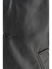 Bottega Veneta Men Padded Leather Jacket