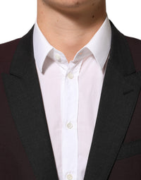 Dolce & Gabbana Dolce & Gabbana Maroon Wool 2 Buttons Suit Jacket Women's Blazer