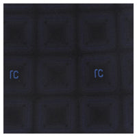 Roberto Cavalli ESZ033 04500 Navy Blue Geometric Square Tie