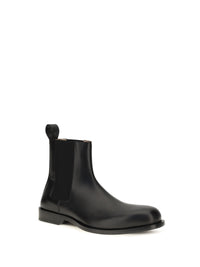 Loewe Men Bobine Chelsea Ankle Boots In Polished Calfskin